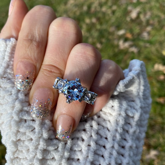 New⚡️Sparkle Luxurious Sterling Silver Ring - Picture 7 of 11